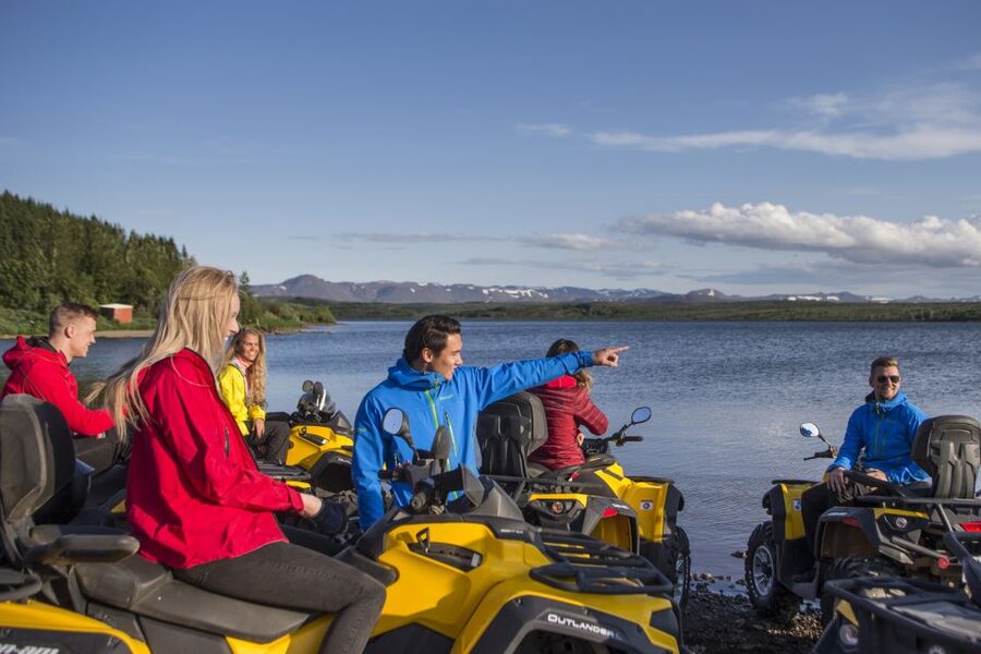 Golden Circle and ATV: Full-Day Combo Tour from Reykjavík - One hour on an ATV at Mount Hafrafell