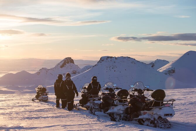Golden Circle and Glacier Snowmobiling Day Trip from Reykjavik - Snowmobiling on the glacier