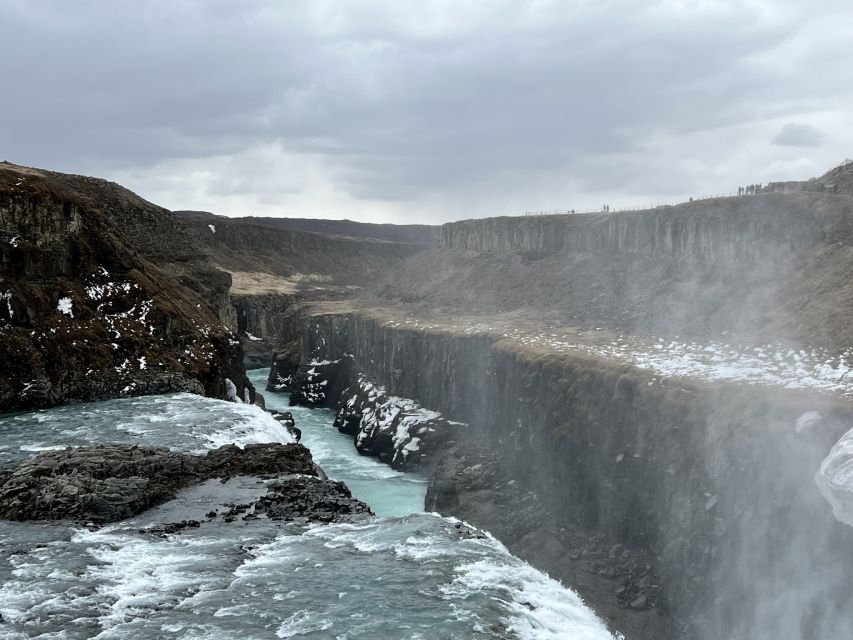 Golden circle, hot spring bakery, tomato farm private tour - Gullfoss delivers the big waterfall moment