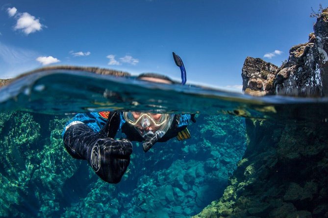 Golden Circle & Silfra Snorkeling Small-Group Supersaver Combo - Gullfoss is the visual high point