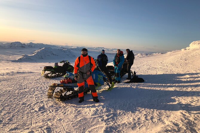 Golden Circle Super Jeep Adventure with Snowmobiling on Glacier - The rough road to Langjökull glacier