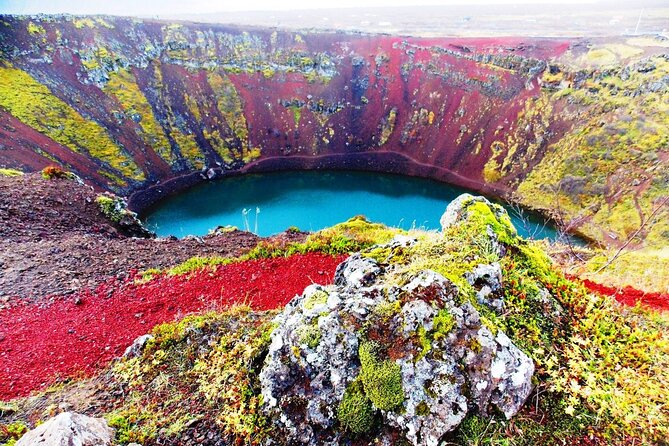 Golden Circle Tales, Tomato Farm & Kerid – Small Group from RVK - Kerid crater adds a final burst of color