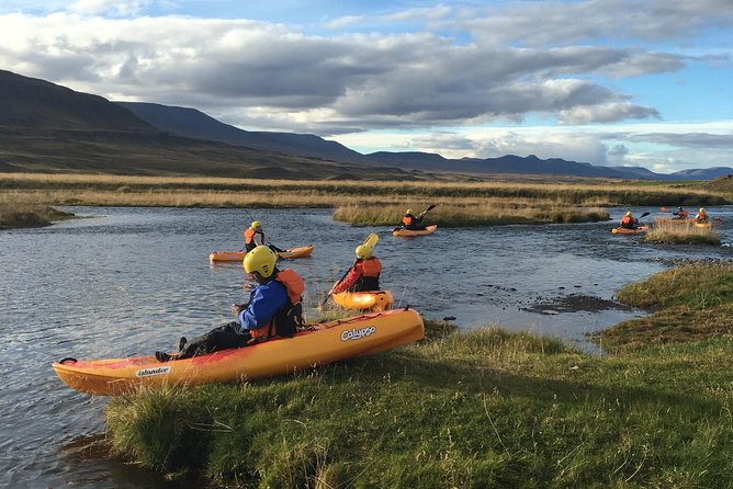Guided Sit on Top Kayak Tour near Akureyri - Getting ready beside the water