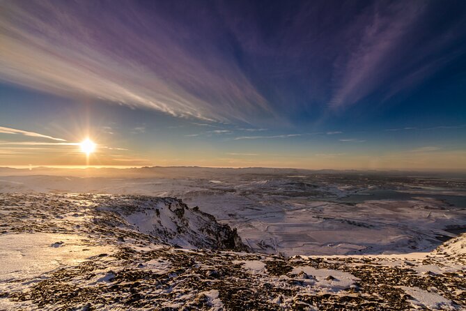 Helicopter Tour with Mountain Summit Landing from Reykjavik - Stepping onto the summit for 15 minutes