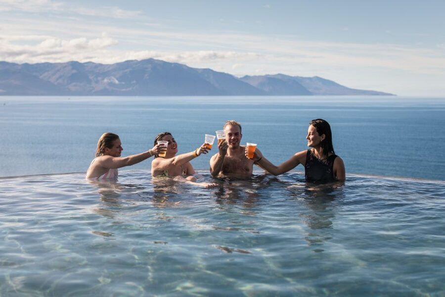 Husavik: GeoSea Geothermal Baths Entrance Ticket - The 38 to 39°C seawater pools