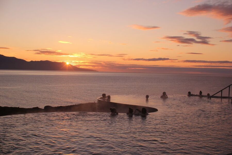 Husavik: GeoSea Geothermal Baths Entrance Ticket - The view across Skjálfandi Bay