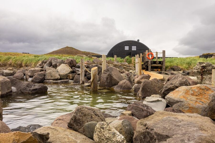Hvammsvik Hot Springs: Admission Package - Bar, food, and the pace of the visit