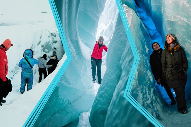 Ice Cave and Glacier Tour in Glacier Monster Truck from Gullfoss - Walking into Langjökull’s natural ice cave
