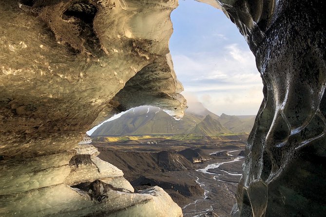 Ice Cave at Katla Volcano - Inside the changing tunnel