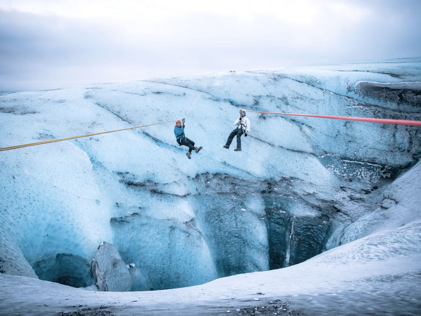 Iceland: Glacier Zip Line Tour with Hike or Ice Cave Visit - Practical preparation for a colder, better day