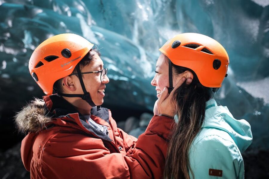 Iceland: Private Ice Cave Captured with Professional Photos - The guide as photographer