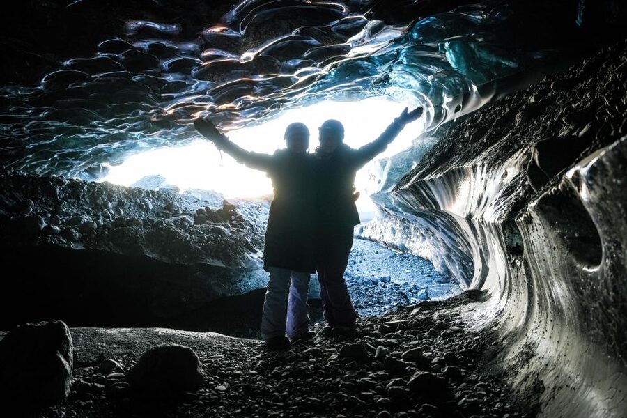 Iceland: Private Ice Cave Captured with Professional Photos - Entering Sapphire Ice Cave