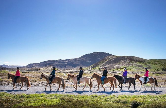 Icelandic Horseback Riding Tour with Pickup Option from Reykjavik - Riding Icelandic horses in Hafnarfjörður
