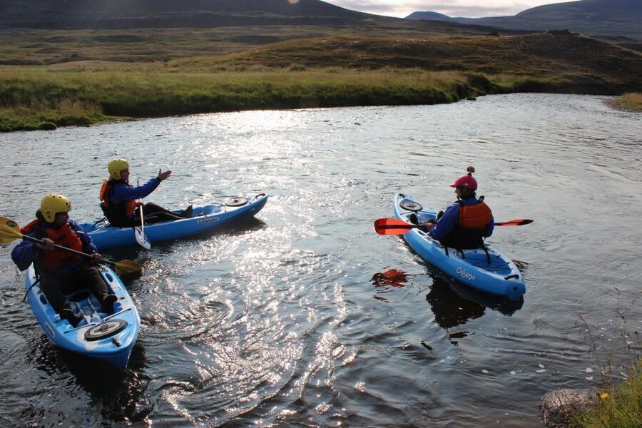 Icelandic Kayak Trip - Learning the basics before launch