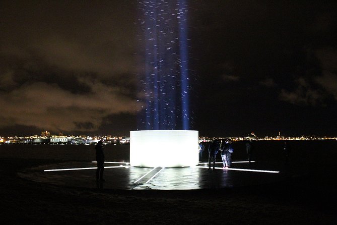 Imagine Peace Tower Tour on Viðey island | John Lennon tribute - The moment the Imagine Peace Tower lights the sky
