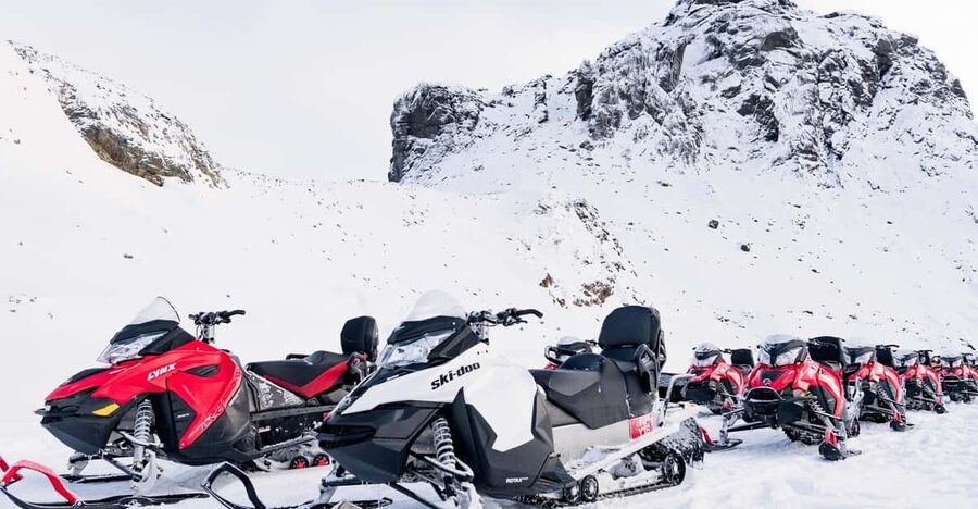 Into the Glacier: Snowmobile + Langjökull Ice Tunnel Combo - The ride to the glacier snowline