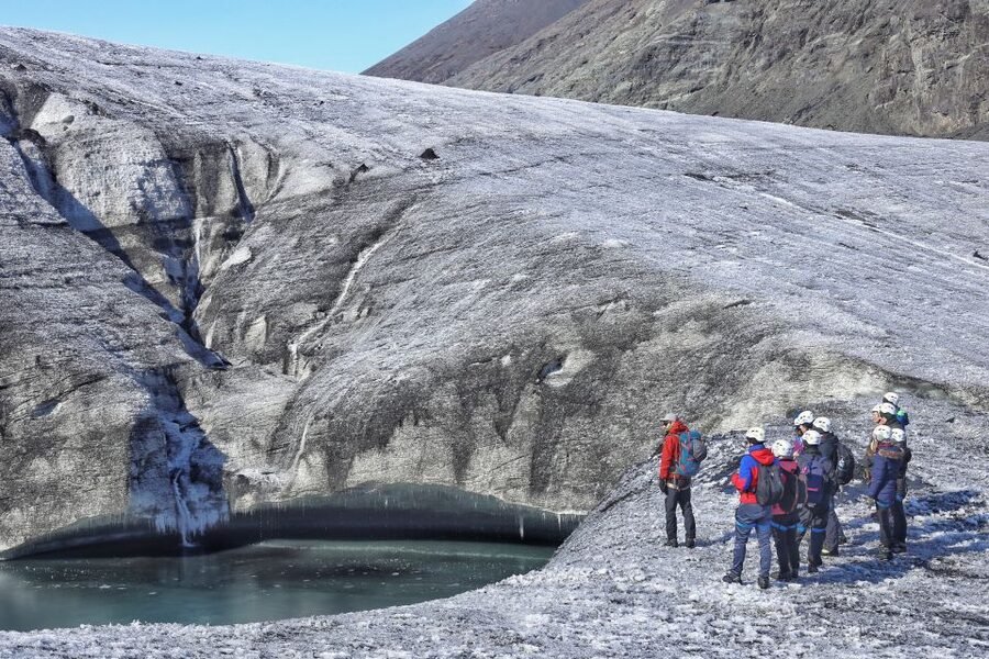 Jökulsárlón: Vatnajökull Glacier Guided Hiking Tour - From Jökulsárlón parking lot to the glacier