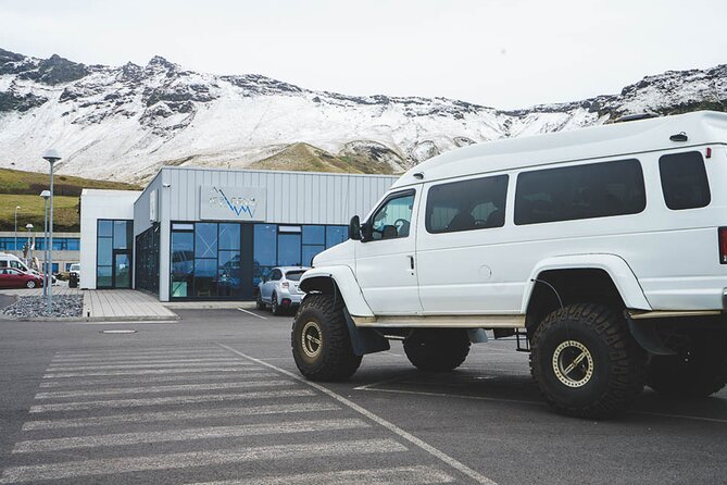 Katla Volcano Ice Cave - Super Jeep Tour from Vik - Blue ice, black ash, and a small natural cave