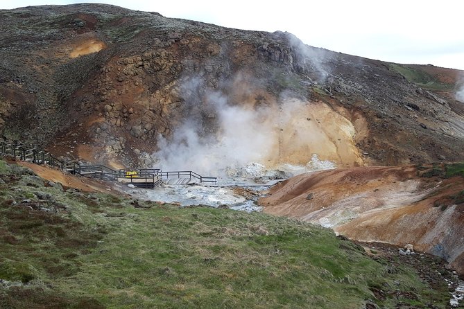 Lava, Craters and Hot Springs Private Tour - Gunnuhver shows geothermal Iceland at work