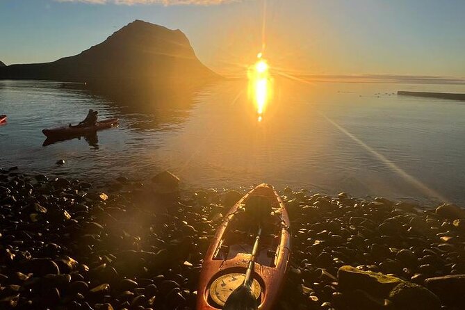 Midnight Sun Kayaking Adventure by Mt. Kirkjufell - Beginner-friendly, but not effortless