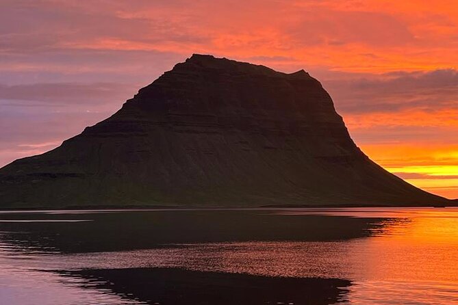 Midnight Sun Kayaking Adventure by Mt. Kirkjufell - The midnight sun is the real star