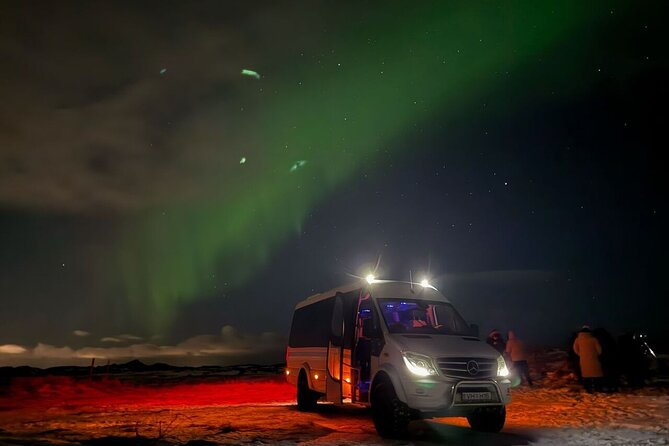 Northern Lights 4x4 Tour with Pastries and Cocoa from Reykjavik - Leaving Reykjavik after dark