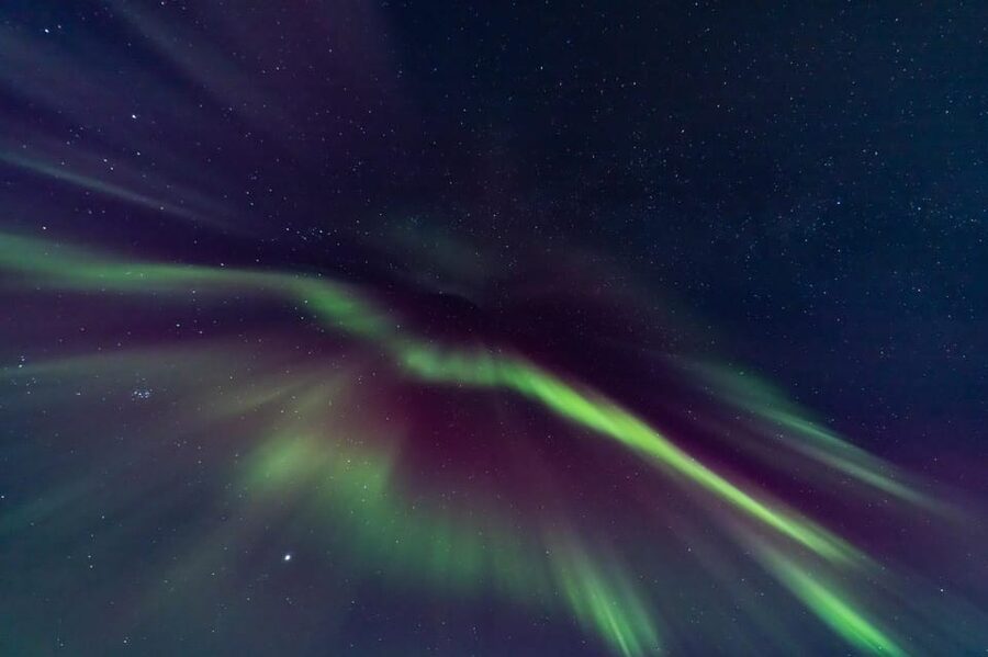 Northern Lights in Mini Bus, Photos, Hot Cocoa and Pastries - Getting photographs with the Northern Lights