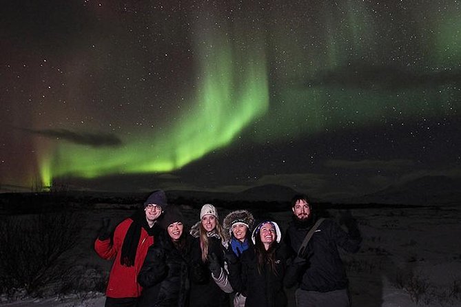 Northern Lights Private Super Jeep Tour with Photos - Þingvellir National Park after dark