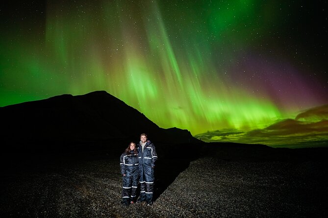Northern Lights Tour with Photos, Snacks, Warm Snowsuits, Chairs - Heimir’s science lesson under the stars