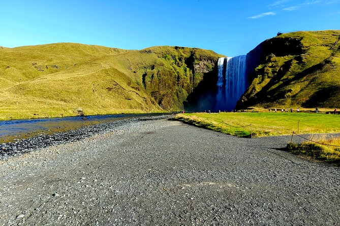 One-Day Tour: Private South Coast with Diamond Beach Adventure - Skógafoss brings the power