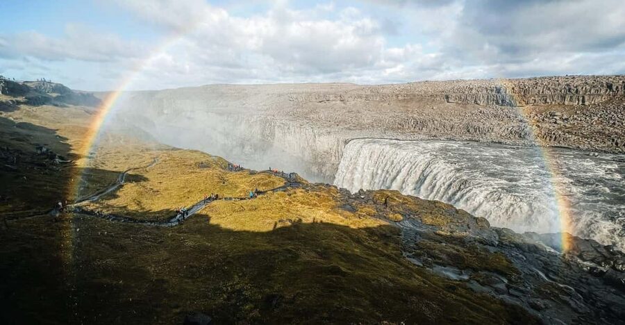 Port Akureyri: Godafoss Waterfall, Myvatn and Dettifoss - Skútustaðagígar explains Mývatn’s unusual craters