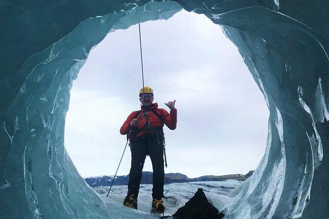 Private Extreme Encounter w/ ropes on Sólheimajökull Glacier - Learning the ropes before the serious work