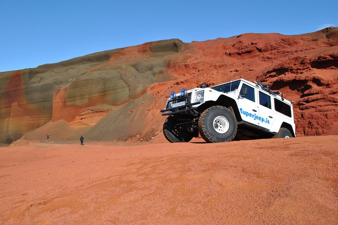 Private Golden Circle Tour by Superjeep from Reykjavik - Langjökull: where the Super Jeep earns its name