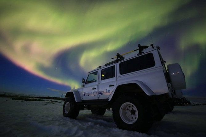 Private Guided Superjeep Northern Lights Hunt - Leaving Reykjavik after dark