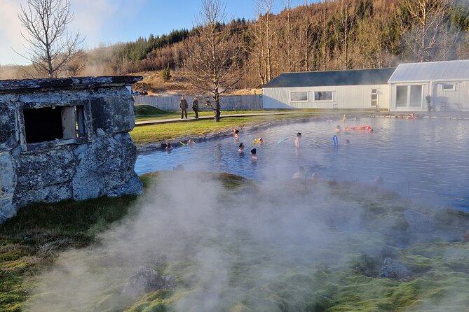 Private Northern Lights Adventure With Secret Lagoon and Dinner - Soaking at Secret Lagoon in Flúðir