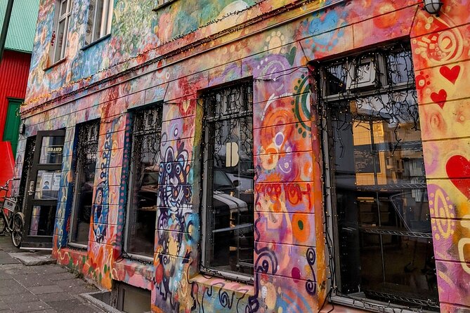 Private Reykjavik Street Art Walking Tour - The Instagram Tour - The Viking mural and other painted walls