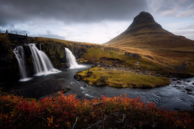 Private Snæfellsnes Peninsula and local Lunch - Kirkjufell and Kirkjufellsfoss, two views worth separating