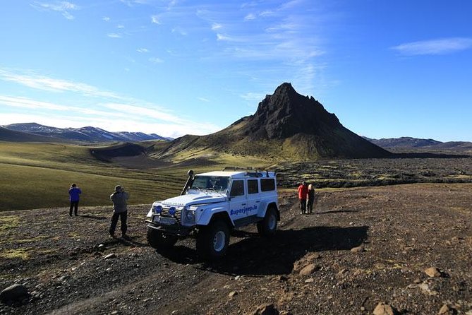 Private Superjeep Landmannalaugar and Hekla Volcano Day Trip - Hjalparfoss and a natural hot spring