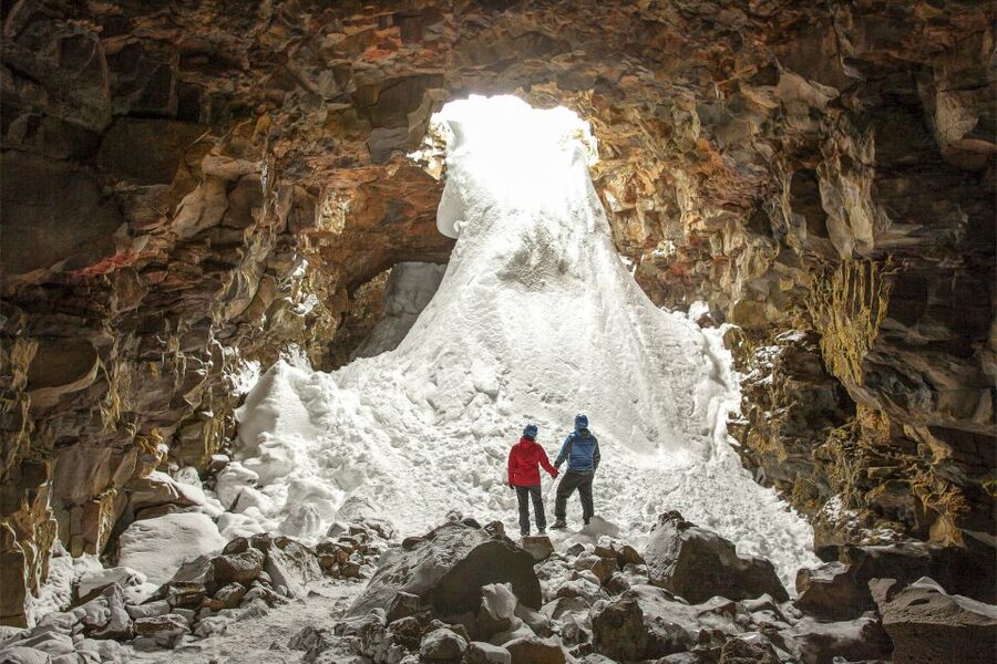 Raufarhólshellir Lava Tunnel: Underground Expedition - Beginning at the Þorlákshafnarvegur meeting point