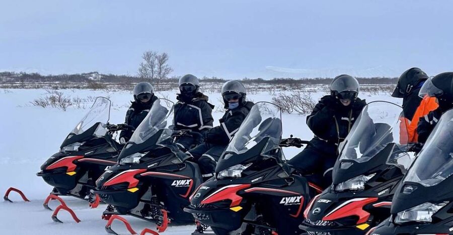Reykjahlid: Snowmobile Adventure by Lake Mývatn - Who will enjoy this most?