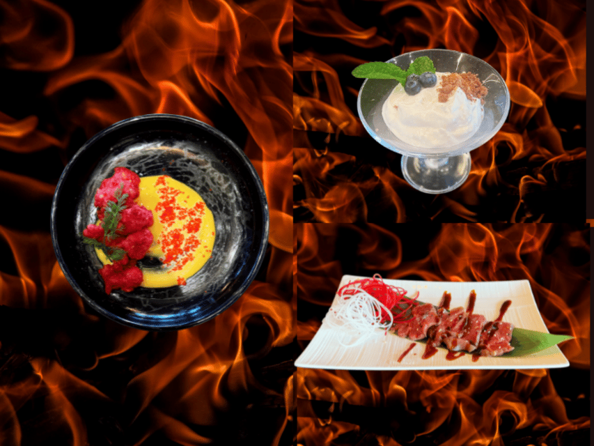 Reykjavík: 7-Course Teppanyaki Tasting Menu with Fire Show - Course two: langoustine with homemade lava sauce