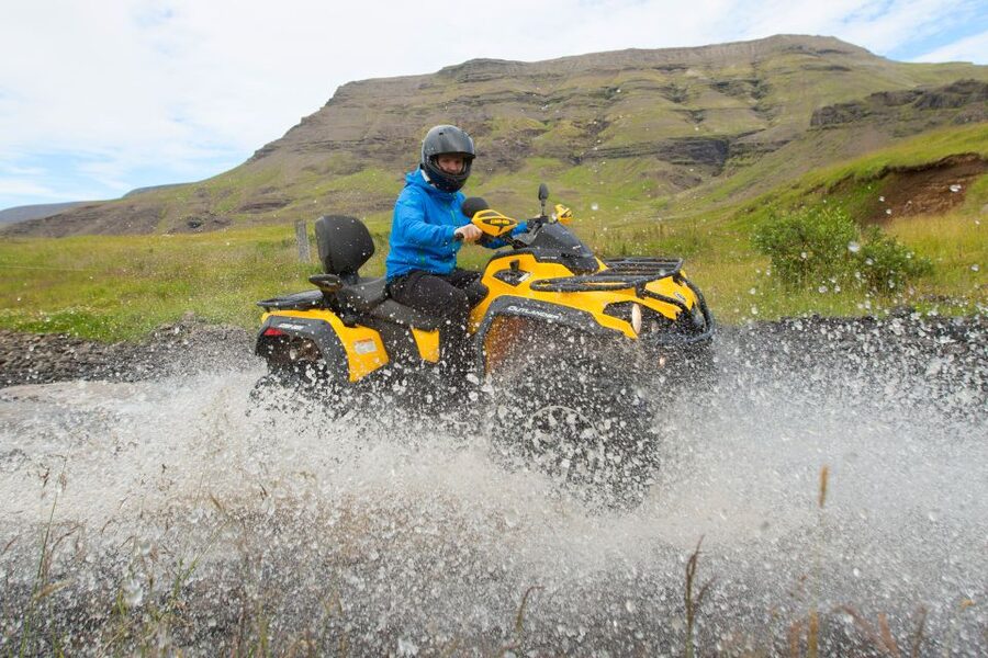 Reykjavik: ATV Ride & Whale Watching Boat Tour - The one-hour ATV ride to Reykjavik Peak