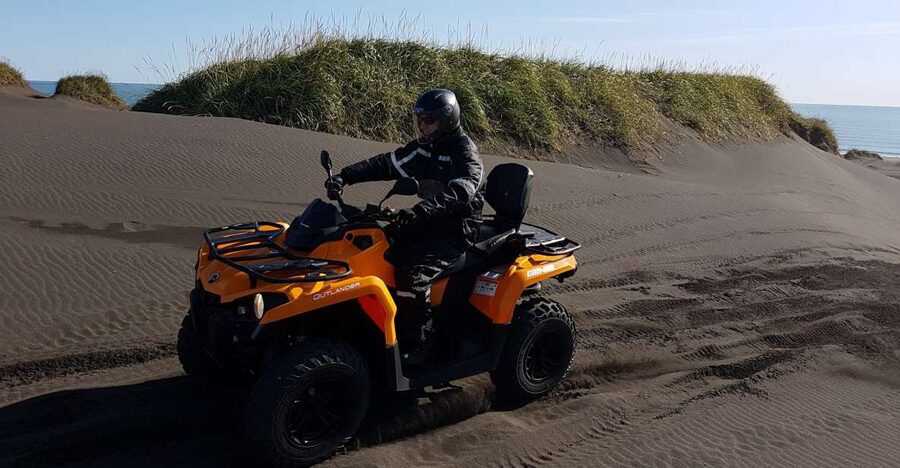 Reykjavík: Black Sand Beach 2-Hour ATV Adventure - Roads, trails, and the volcanic tunnel