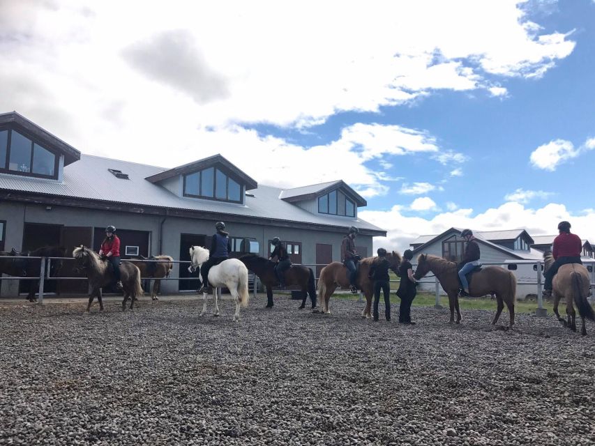 Reykjavik: Evening Sleipnir Horse Riding Tour with Pickup - Rauðhólar’s red lava formations