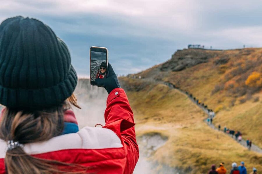 Reykjavík: Golden Circle, Secret Lagoon, & Friðheimar Tour - Gullfoss: the loud, powerful centerpiece