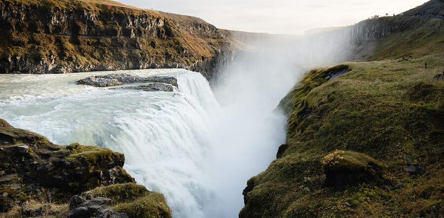Reykjavik: Golden Circle Super Jeep Tour with Snowmobiling - Gullfoss: the Golden Waterfall