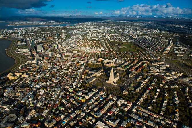 Reykjavik Helicopter Private Tour of Volcanoes - Cliffs, rock formations, and the Atlantic
