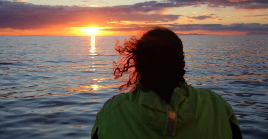 Reykjavík: Midnight Sun Whale Watching Cruise - Getting comfortable aboard Rósin
