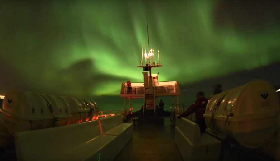 Reykjavík: Northern Lights Cruise - Reykjavík’s lights from Faxaflói Bay