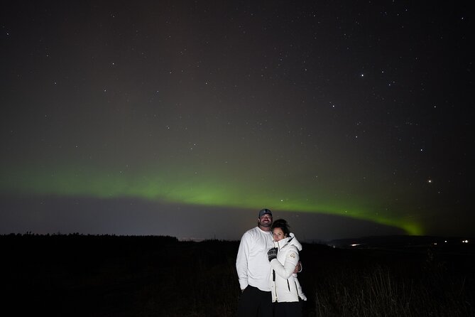 Reykjavik Northern Lights Tour with Pro Aurora Photos Small Group - Cocoa, cookies, and the Viking photo stop